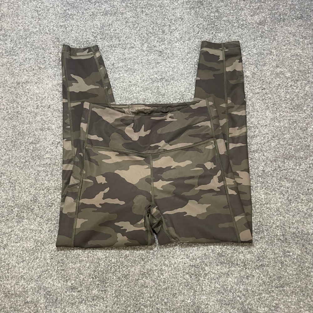 Athleta Leggings Ultimate Camo 7/8 Women's Size Small Activewear Stash Pockets